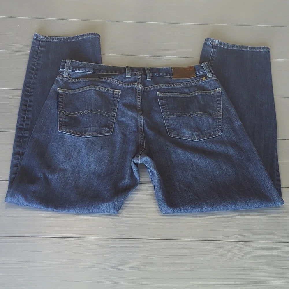Lucky Brand Men's 329 Classic Straight Leg Dark Wash Denim Jeans Size 36W x 32L